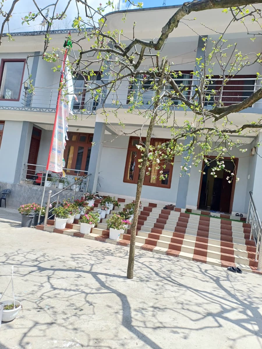 Apple blossom building at the homestay in Shergaon